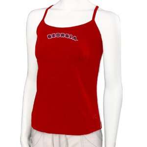    Georgia Bulldogs Red Ladies Infield Camisole: Sports & Outdoors