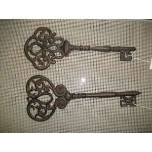  A Pair of Metal Skeleton Keys 