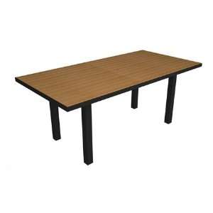  Polywood Recycled Plastic Euro 36 x 72 Dining Table with 
