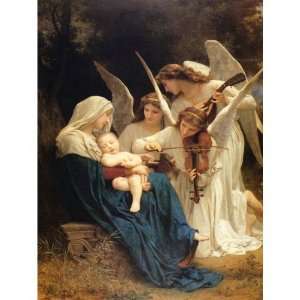  MADONNA VIRGIN VIOLIN SONG OF ANGELS BY BOUGUEREAU SMALL 