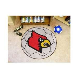  Louisville Cardinals 29 Soccer Ball Mat
