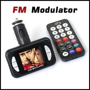 LCD Car MP3 MP4 Player FM Transmitter Modulator SD MMC  