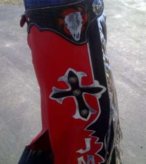 Custom Made Professional Rodeo Bull and Bronc Riding Chaps  