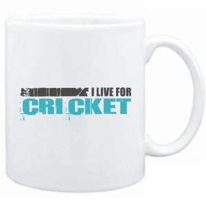  New  I Live For Cricket  Mug Sports