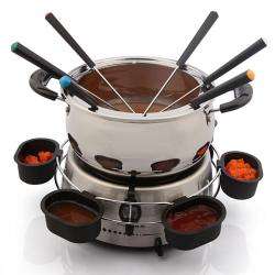 Ware Electric Stainless Steel Fondue Pot Set  