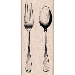 Hero Arts Fork and Spoon Stamp  