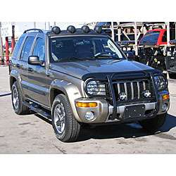 Jeep Liberty Black Front Grille Guard  Overstock