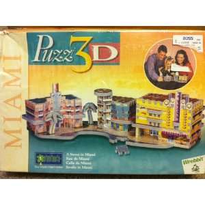  Puzz 3d A Street in Miami Toys & Games