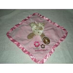  Child of Mine Pink Bear Security Blanket: Toys & Games