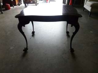 CHIPPENDALE styl LIBRARY TABLE Ball & Claw DESK Talon DRAMATIC 
