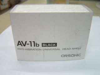 Orsonic AV11b Anti Vibration Universal Headshell, Japan  