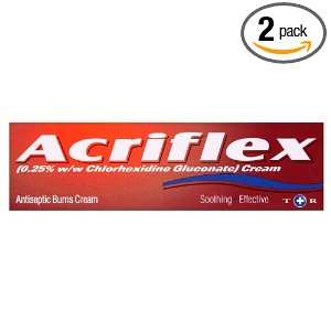  Acriflex Antiseptic Burns Cream 2 (Twin) Pack: Health 
