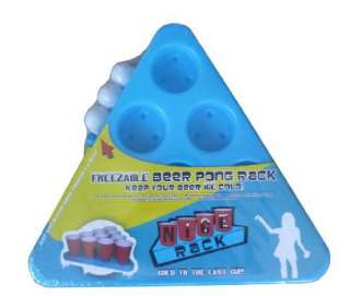 The N Ice Rack   Freezable Beer Pong Rack Set NEW  