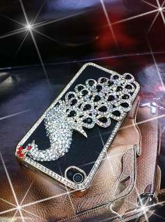Luxury Design Crystal 3D Case Rhinestone Cover For iPhone 4 4G 4S 