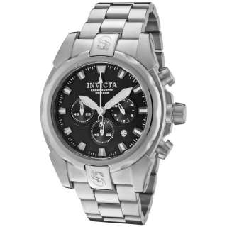 NEW INVICTA MENS SPEEDWAY BLACK DIAL CHRONOGRAPH STAINLESS STEEL WATCH 