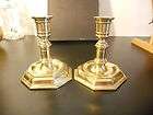 brass candle holders  
