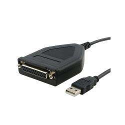 feet Black SYBA USB to IEEE 1284 Parallel Cable  