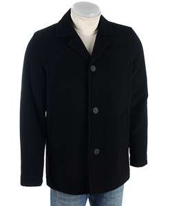 Kenneth Cole Mens Wool Car Coat  Overstock