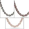Stainless Steel and Ceramic Link Necklace Today $59.99 