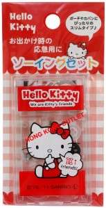 Hello Kitty Sewing Thread Needle Button Travel Kit Set Sanrio S78 