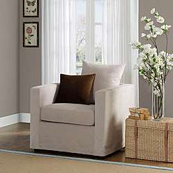 Harrision Off white Slipcover Chair  