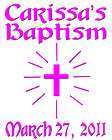 CHRISTENING BIB  BAPTISM BIB  BOY/GIRL FREE CUSTOMIZING