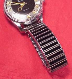 1960s Gruen Airflight Jump Hour Wristwatch 24 Hour Super G Pilots 