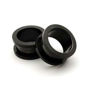  Black Steel Screw on Tunnels   5/8 Inch   16mm   Sold As a 