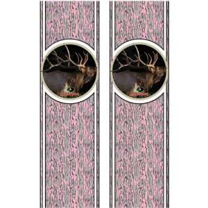   Bottomland Pink Rear Quarter Panel Graphics Kit with Elk: Automotive