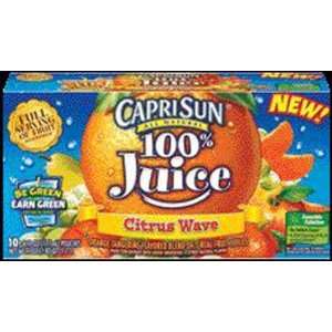 CapriSun Citrus Wave 10 ct   4 Pack Grocery & Gourmet Food