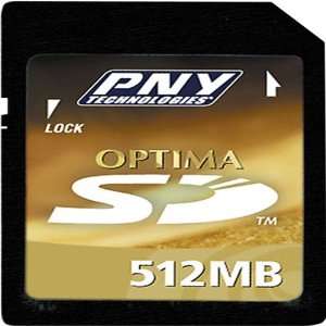  PNY P SDA512 RF 512 MB 60X Optima Secure Digital Memory 