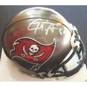 Michael Clayton Autographed Mini Helmet   Bucs   Autographed NFL 