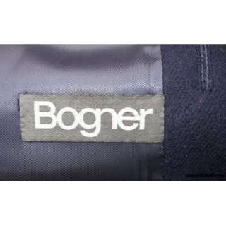 Bogner $895 Mens 44 Coat Blue Military *Germany* Formal Winter 