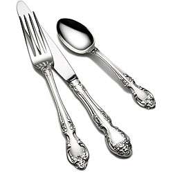   46 piece Place size Sterling Silver Flatware Set  Overstock