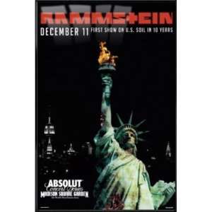  Rammstein   Framed Concert Poster (Madison Square Garden 