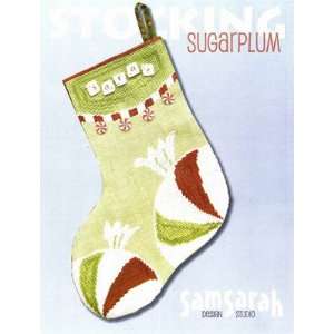  Sugarplum Christmas Stocking   Cross Stitch Pattern Arts 