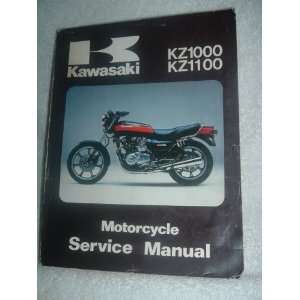  Kawasaki Motorcycle Service Manual KZ1000 and KZ1100 