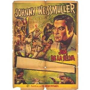 Jungle Jim Movie Poster (11 x 17 Inches   28cm x 44cm) (1948) Spanish 