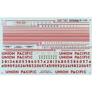  Microscale HO Scale Hood Diesel Decal Set   Union Pacific 