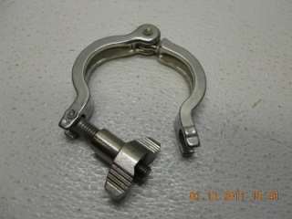 TRI CLOVER STYLE 316L 2 OD CLAMPS USED  