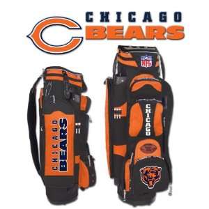Chicago Bears Golf Cart Bag Memorabilia.:  Sports 