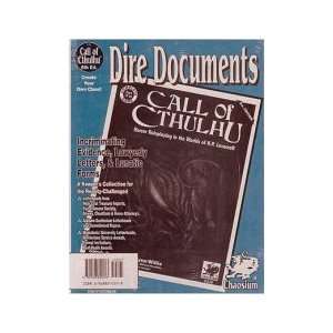  Dire Documents (Call of Cthulhu) (9781568820033) Chaosium 