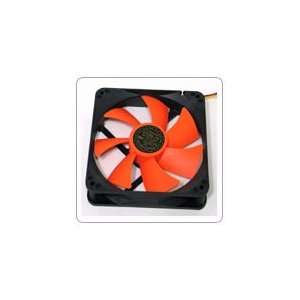  Yate Loon 120mm Case Fan, Model D12SL 12 Black/Orange 