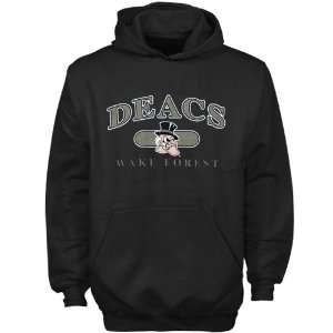  Wake Forest Demon Deacons Black Youth Mascot Hoody 