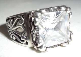 Silpada Size 7 Sterling Silver Cubic Zirconia Ring R0981 Boxed Free 