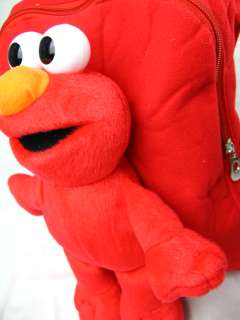 NEW Plush Sesame Street Elmo doll Backpack bag / tote  