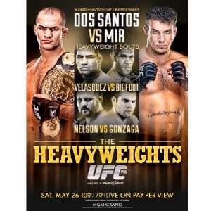  UFC 146 Dos Santos VS. Mir Poster 