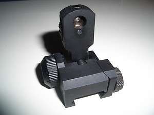 223 TACTICAL FLIP UP REAR SIGHT W/ MAD APETURES  