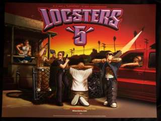 LIL LOCSTERS POSTER  LOCSTERS # 5 Size 18x24 NEW  