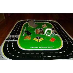  Radio Control Cars Playset  Raceway + Jump Park: Toys 